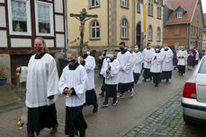 Beauftragung zu Lektorat und Akolythat in St. Marien, Volkmarsen (Foto: Karl-Franz Thiede)